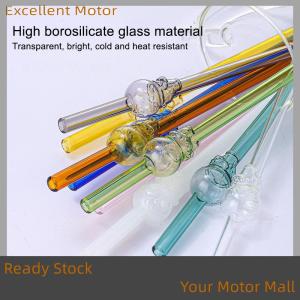 Excellent Ready Stock 1Pcs Doraemon Straw Transparent Color Cartoon Shaped Straw Environmental Protection And Heat Resistance