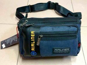 #กระเป๋าคาดเอว#พ่อค้า#แม่ค้าairliner 5511ผ้าหนากันน้ำ ขนาดใหญ่10นิ้ว มี6ช่องซิป