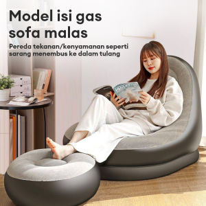 Sofa Santai Angin Intime/Sofa Tiup Dewasa/Kursi Santai Dengan Sandaran Kaki/Sofa Inflatable/Air Sofa Angin Lengkap Dengan Sandaran Kaki / Kursi Sofa Santai Angin Dengan Sandaran Kaki Inflatable Portable