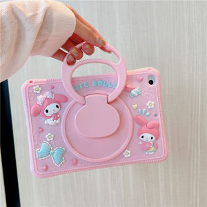 Cho Honor Pad X7 8.7 Inch 2025 Máy Tính Bảng 360 ° Xoay trẻ em dễ thương Phim Hoạt Hình My Melody An Toàn Chống Sốc Đứng Trường Hợp Bìa
