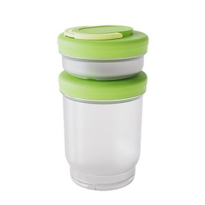 MNTT Leak-Proof Double-layer Fruit Salad Cup Fresh-keeping Draining Fruit Storage Jar INS Plastic Yogurt Oat Cup Office