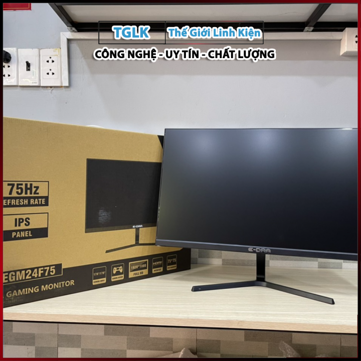 Màn Hình Máy Tính Gaming E-Dra 24 inch 75Hz EGM24F75 Full HD/IPS Hàng Mới Chính Hãng