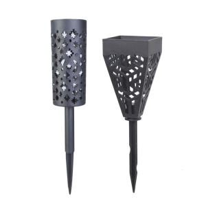 แจกันทรงกรวยทรงกรวยสวยงามตัวยึดดอกไม้สุสานแบบพกพาของขวัญเพื่อแจกันสุสาน