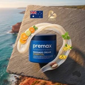 Premax Essential Massage Cream 400g | Professional Non-Greasy Massage Cream | Medium Resistance for Better Control | Made in Australia | Ready Stock SG