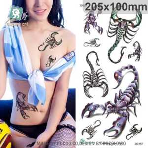 Tato Temporer Tattoo Tatto Temporary Tahan Air Sementara Anti Air Seri QC-607