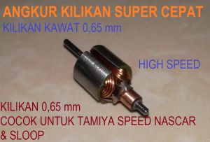 DINAMO KILIKAN TAMIYA MINI 4WD ANGKUR KILIKAN SETAN 0.65 mm NASCAR & SLOOP(SELAMA MASIH TAMPIL BARANG READY)