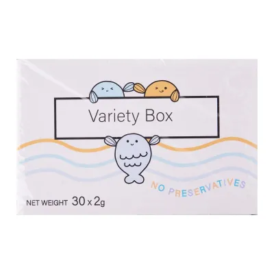 Wens Variety Powder Sachet Box (30 X 2G) - Whitebait Ikan Bilis Scallop