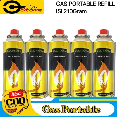 5Pcs Gas Portable Refill - Gas Portable Culinaria - Gas Kompor Camping - Gas Mini - Gas Murah - Paling Murah - Gas outdoor - CLSTR2909Q