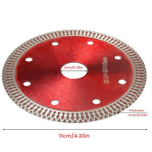 Diamond Saw Blade Wheel Turbo Net Batik Mata Pisau Potong Keramik Granit Porselen Cakram Stoneware