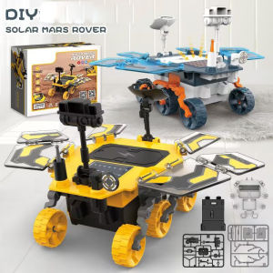 Mô Hình Stem Robot Tự Hành Thám Hiểm Khám Phá Sao Hỏa Mặt Trăng Xe Chạy Bằng Pin Năng Lượng Mặt Trời