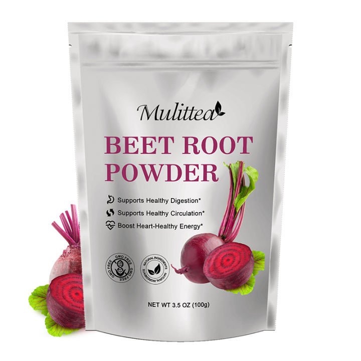 Mulittea Organic Beet Root Powder Lower Blood Pressure Stamina ...