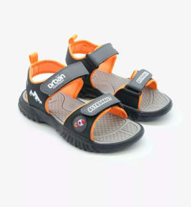 Sandal Kids URBAN FOOTPRINT Quai Dán SD2402 cho bé trai màu đen cam 100% chính hãng bảo hành 03 tháng đối với lỗi nhà sản xuất