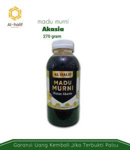 MADU MURNI AKASIA AL HALIF 270 GR / 100% MURNI TANPA CAMPURAN APAPUN