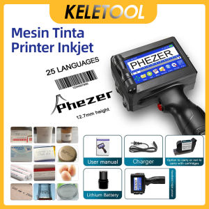 Mesin Tinta Printer Inkjet Portabel Genggam Printer Inkjet Portable QR Bar Batch Kode Tanggal Pembuatan Printer