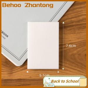 Behoo 50Sheets Creative PET Transparent Sticky Notes Perspective Waterproof Sticky Notes Student Stationery School Office Supplies