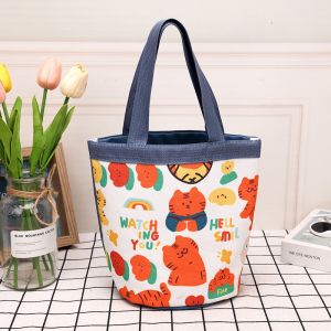 SG Stock Cartoon Goodie Bag Carrier Newborn Full Month Return Gift Lunch Bag Ladies Handbag Gift Bag Gift/Christmas Gift for Friends Family