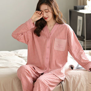 bungee Pajama Lounge Suit Large Size Loose Temperament Casual Long Sleeve Cardigan