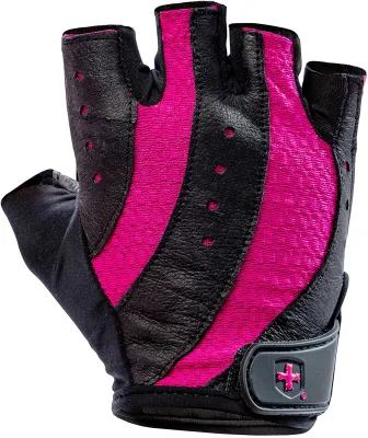 [Harbinger] Womens Pro Gloves - Black / Pink