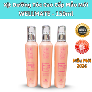Xịt dưỡng tóc WELLMATE phục hồi hư tổn cấp ẩm bảo vệ tóc - 150ml