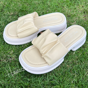 Haseena Sandal Wanita Rachel Wedges Casual Sendal Cewek Heels Selop Wanita Fashion Simple