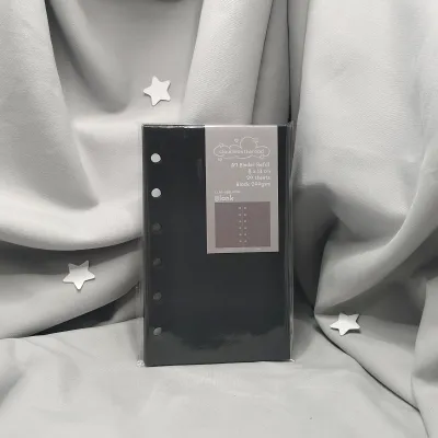 A7 Loose Leaf Basic Blank Unruled Plain Sketch Kraft 80gsm / White 100gsm / Black 120gsm / Black 200gsm