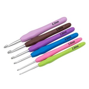 5 Root crochet tool set for making dolls yarn and sweaters with crochet hooks Material Package Barangan Bayi Kanak Tikar Alas Lantai