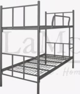 Lamoison 3V Powder Coat Metal Double Decker Bed Frame Katil Dua Tingkat - DDS DDW