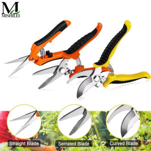 Mishilei Stainless Steel Gardening Pruning Shears Set Scissors Branch Cutter Plant Pruning Shears Garden Tool