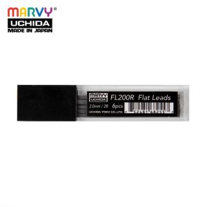 Chính hãng Marvy - Bút Chì Bấm Marvy Uchida FL200 Ngòi dẹp 2mm - Ngòi mềm không gây xướt giấy khi vẽ ký hoạ nhanh