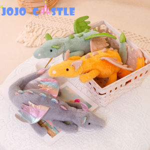 JOJO CASTLE 50/65/100cm Huge Dinosaur Plush Toy Soft Stuffed Toys Cartoon Animal Flying Wings Snow Dragon Doll Girlfriend Sleeping Pillow Kids Birthday Gift for Kids Boys Girls