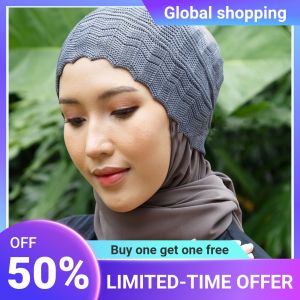 PAKET ISI 3 PCS - CIPUT RAJUT NANAS JIGJAG KERUT BELAKANG | INNER DALAMAN KERUDUNG HIJAB INSTAN