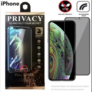Tempered Glass Anti SPY iPhone 6 6G 6S 6 PLUS 7 7 PLUS 8 8 PLUS X XS XR XS MAX 11 11 PRO 11 PRO MAX 12 12 PRO 12 PRO MAX 13 13 PRO 13 PRO MAX Full Screen 9D PRIVACY GLASS