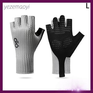 【YEZE】 Summer Breathable Half Finger Cycling Gloves Ultralight Road Bike Gloves Anti-Slip Silicone Pad Cooling Gear