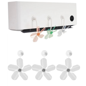3Pcs Anti-Direct Blowing Wind Deflector Fans Air Universal Suction Cup Conditioner Exhaust Fan Cover