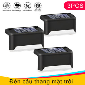 1/2/3/4/5PCS Đèn Led Năng Lượng Mặt Trời Bước Cầu Thang Ngoài Trời Chống Nước Tự Động Cảm Biến Màu Sắc Đèn Sân Vườn Hàng Rào Ánh Sáng Cho Ngôi Nhà Sân Thượng