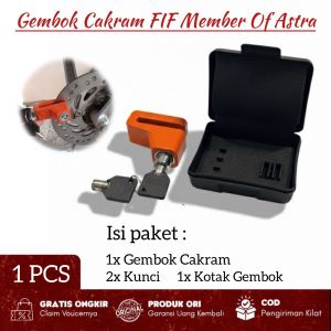 Kunci Gembok Ori Honda Pengaman Anti Maling Disc Cakram Motor Model P UNIVERSAL Nmax Pcx Vario Beat