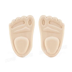 SOFEI 1 Pasang Bantalan kaki depan Bantalan sepatu hak tinggi Penyerap guncangan dan tidak licin