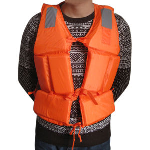 【Outdoor】 5 PCS Adult Life Vest W/Whistle Life Jacket Boats Fishing Vest Swimming Drifting Vest for Boating Swimming Watersports