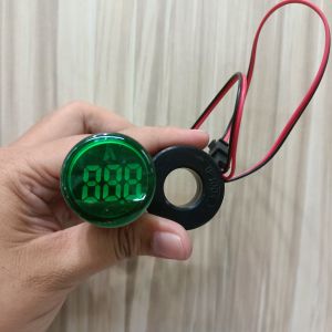 Pilot Lamp LED With Ampere Meter 22mm 220VAC Pilot Lamp + Ampere Meter