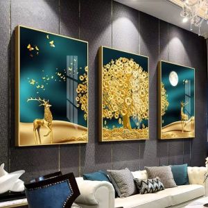 INS Aesthetic Wall Decoration Wall Decor Affordable Wall Art (SET 3PCS MONEY TREE)