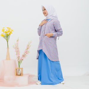 Hooflakids Setelan Anak Perempuan Umur 3 sampai 14 Tahun Yang Bisa Casual atau Santai Pakaian Anak Muslim