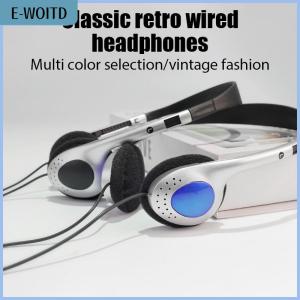 【E-WOITD】 Fashion Vintage Retro Classic Headset 80s For Sony Panasonic CD MD Walkman MP3 Shooting Pose Model Headphone For Xiaomi Samsung