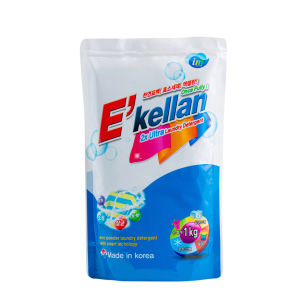 E’KELLAN Laundry Detergent Powder (1kg) Natural Detergent made of Herbal Chinese Skullcap Coconut Extracts Good for Sensitive Skin Prevent Eczema Allergies Psoriasis Rashes Product of Korea