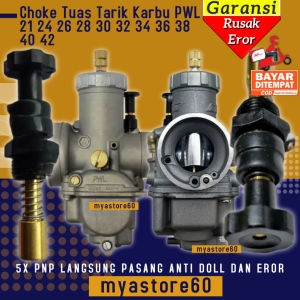 Choke Cuk Tuas Tarik Karburator Karbu Carburator Katup Kontrol Manual PWL 21 24 26 28 30 32 34 36 38 40 42 Keihin Original