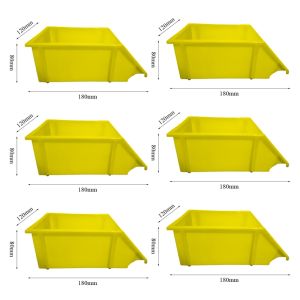 Tool Storage Box Stackable and Combinable Screw Parts Storage Rack Shelf Box Warehouse Storage Box Organizer Workshop Plastic Parts Box/Tool Box
