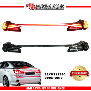 LEXUS IS250 2006-2012 LED SEQUENTIAL SIGNAL WELCOME LIGHT SMOKE TAILLAMP WITH GRANISH LAMP