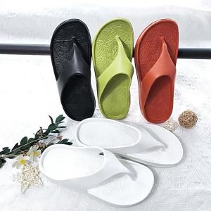 WomenS Fashionable Outdoor Flip-Flops Soft Sole CoupleS MenS Beach Thick Wedge Flip-Flops