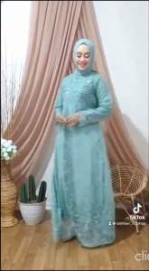 Gamis Sonaya / Gamis Full Brukat / Pakaian Msulim Wanita / Fashion Muslim Wanita