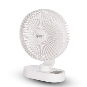 Quạt Sạc USB Comet CRF1406 Nhỏ Gọn Pin Rời Dung Lượng Cao 3 Chế Độ Mát Lạnh