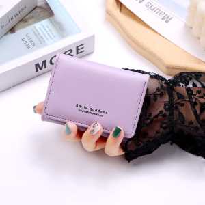 Z.L075 Dompet Wanita Dompet Lipat Mini Dompet Wanita Kecil Sederhana Dompet Wanita Import Versi Korea D301